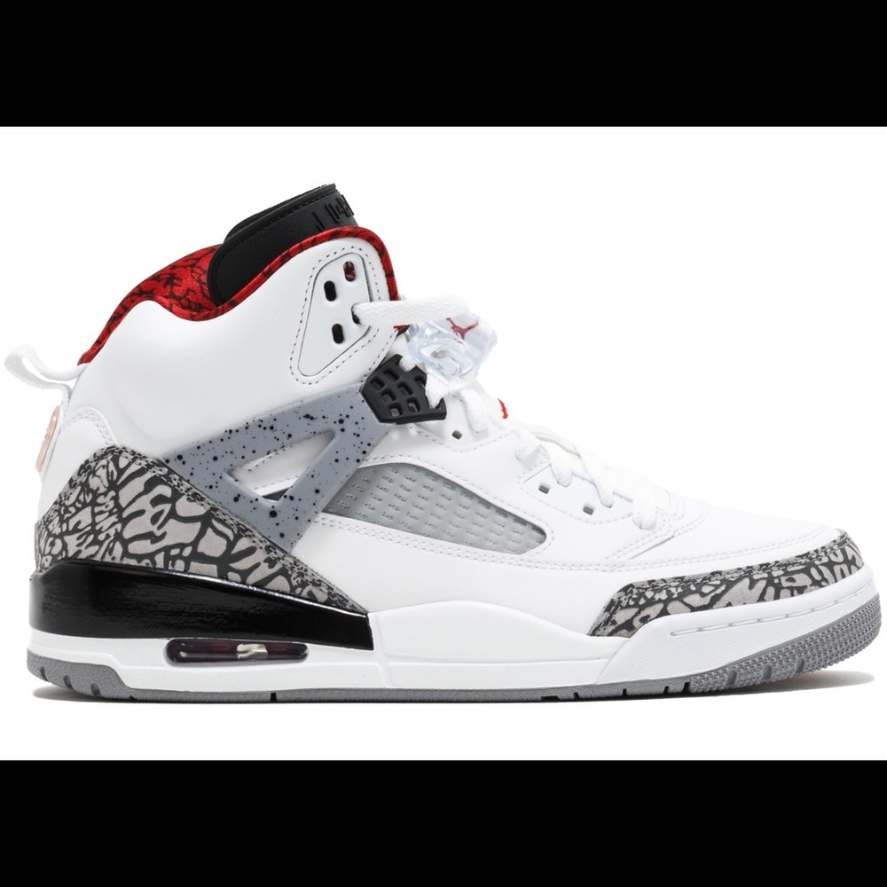 Boys Jordan Spizike- White Cement (2017)